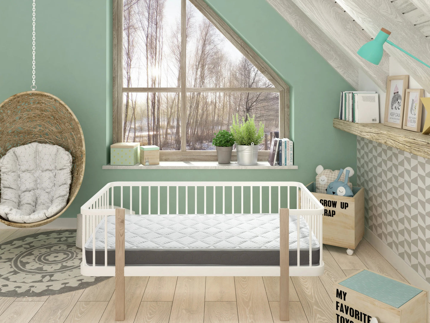 BabyBed viscoelastic crib mattress