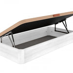 Folding side-opening canapé white
