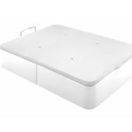 Canapé pliant Waybox en simili-cuir blanc